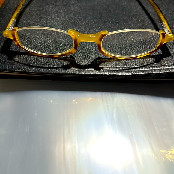 MELISSA EYEWEAR 1.50  SEMI-RIMLESS READERS IN TORTOISE SHELL PATTERN - Picture 3 of 5